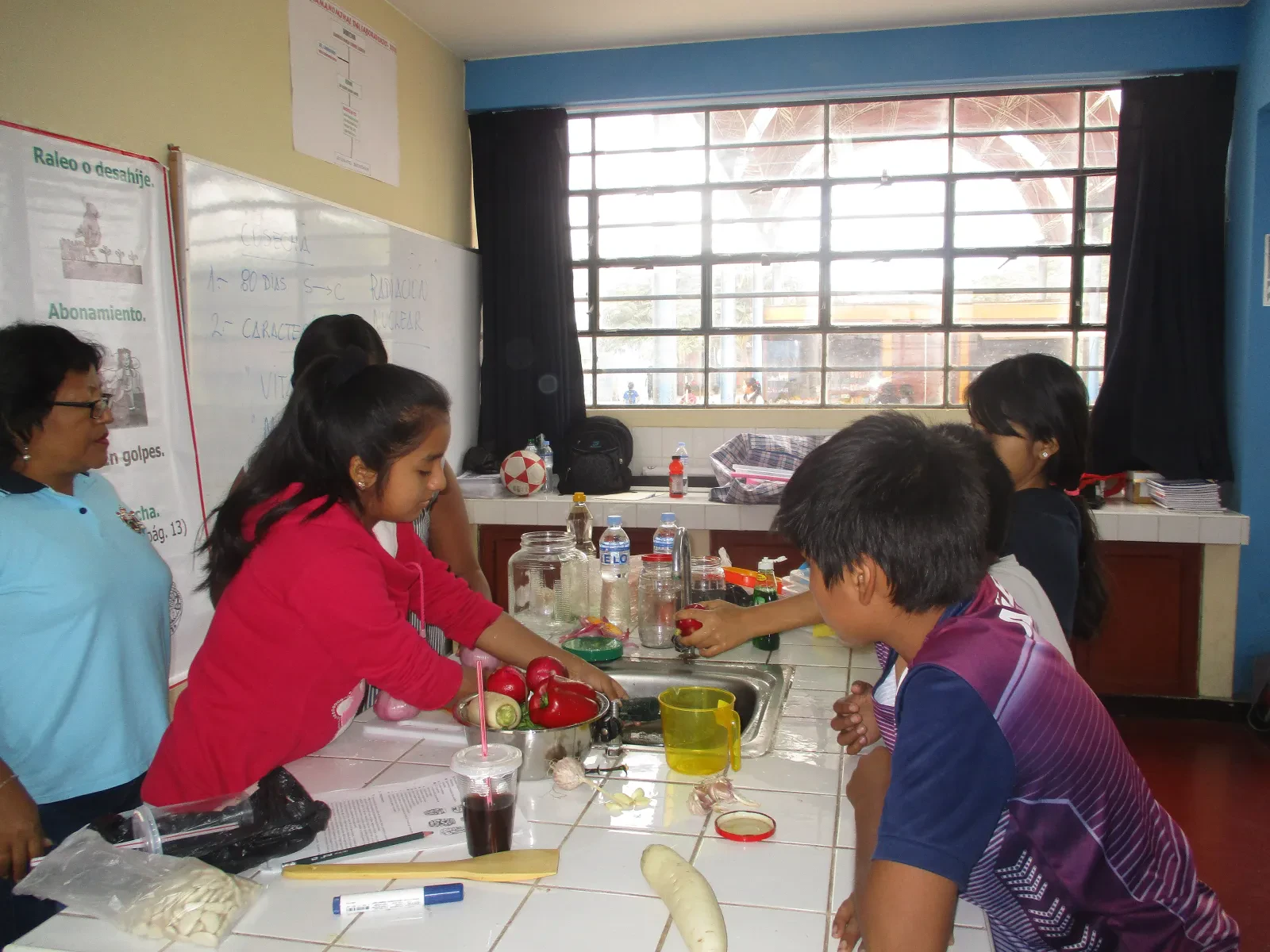Alumnas y alumnos del CBTA No. 69 en una actividad escolar del plantel (foto 5 de 5)